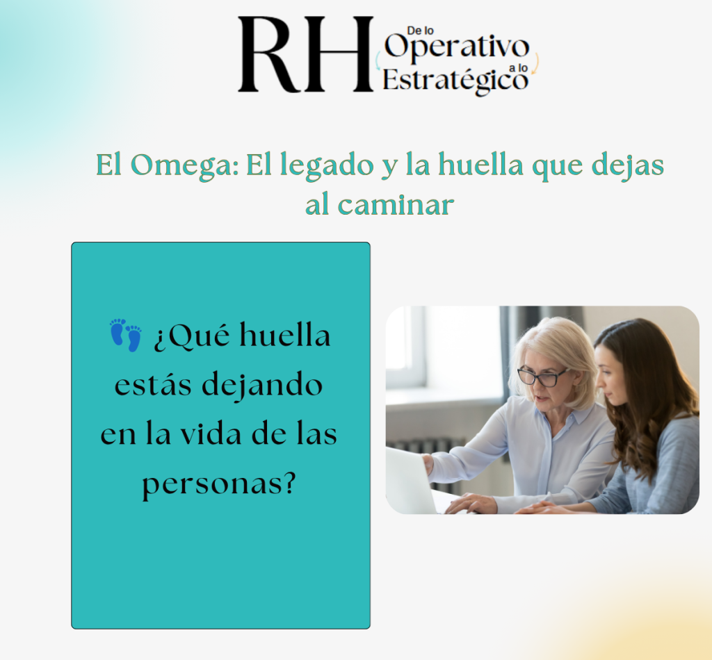 Omega, ese legado que vas dejando